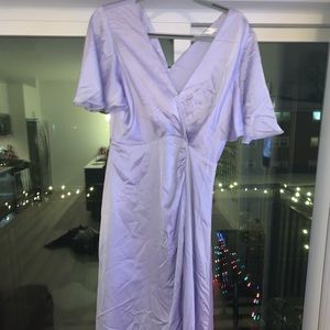 Flowy Lilac Midi Dress